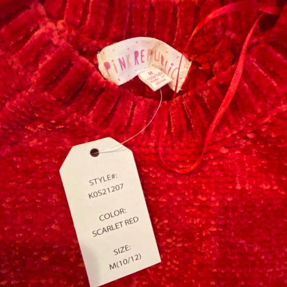 Girls Polo by Ralph Lauren Holiday Leggings and Pink Republic Holiday Sweater - Picture 4 of 5